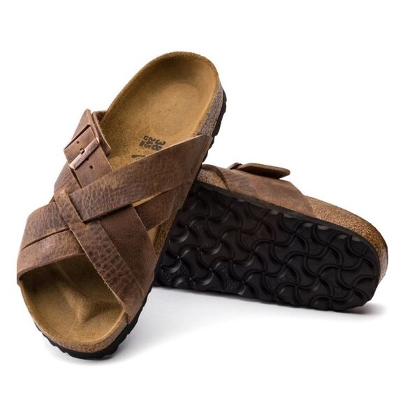 Birkenstock Other - Birkenstock Lugano Soft Footbed in Camberra Old Tobacco Size 43 US10 Regular Fit